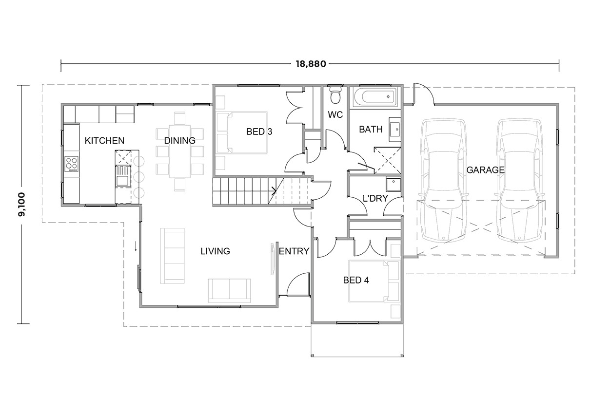 Arawa floor plan