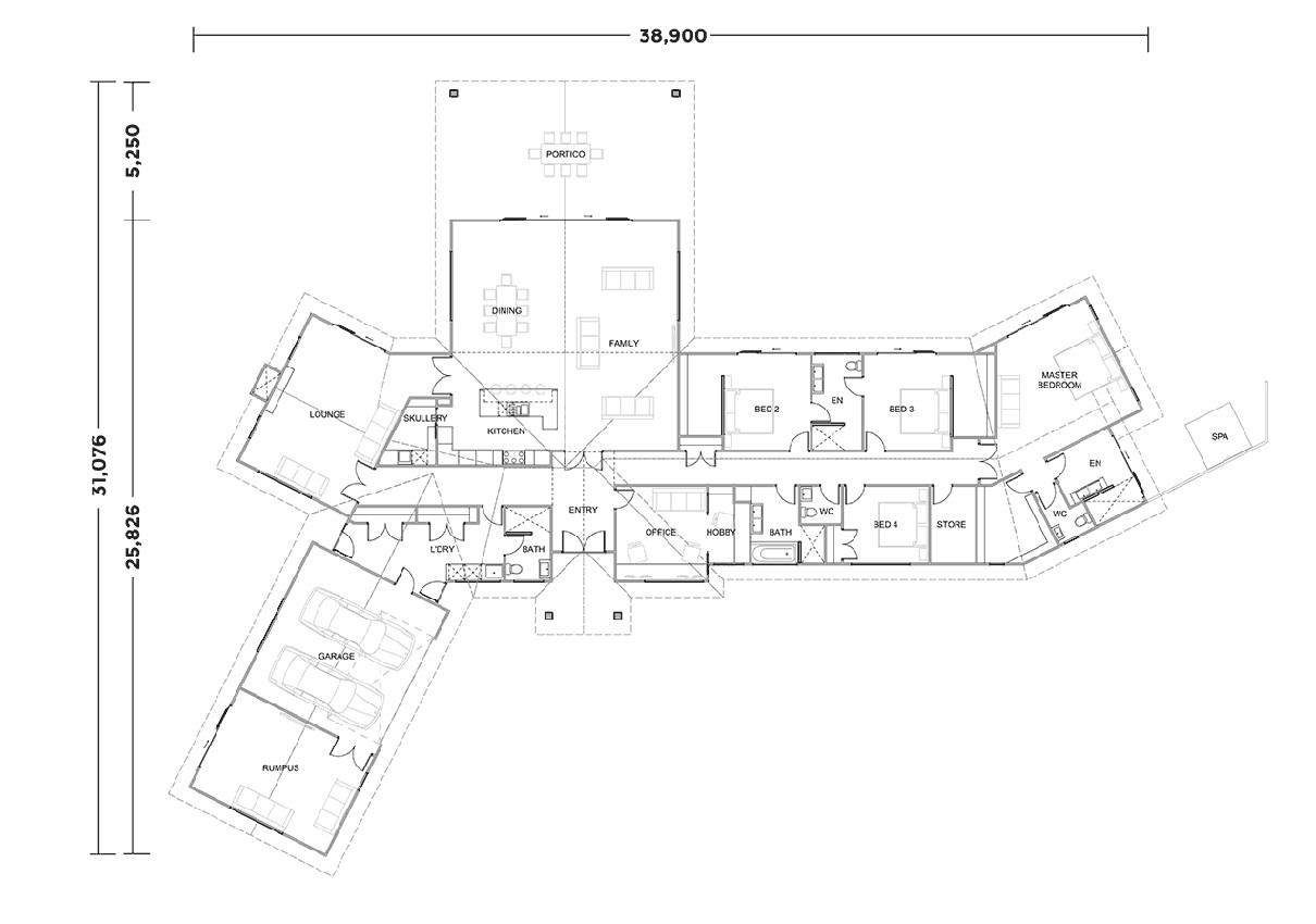 Hunter floor plan