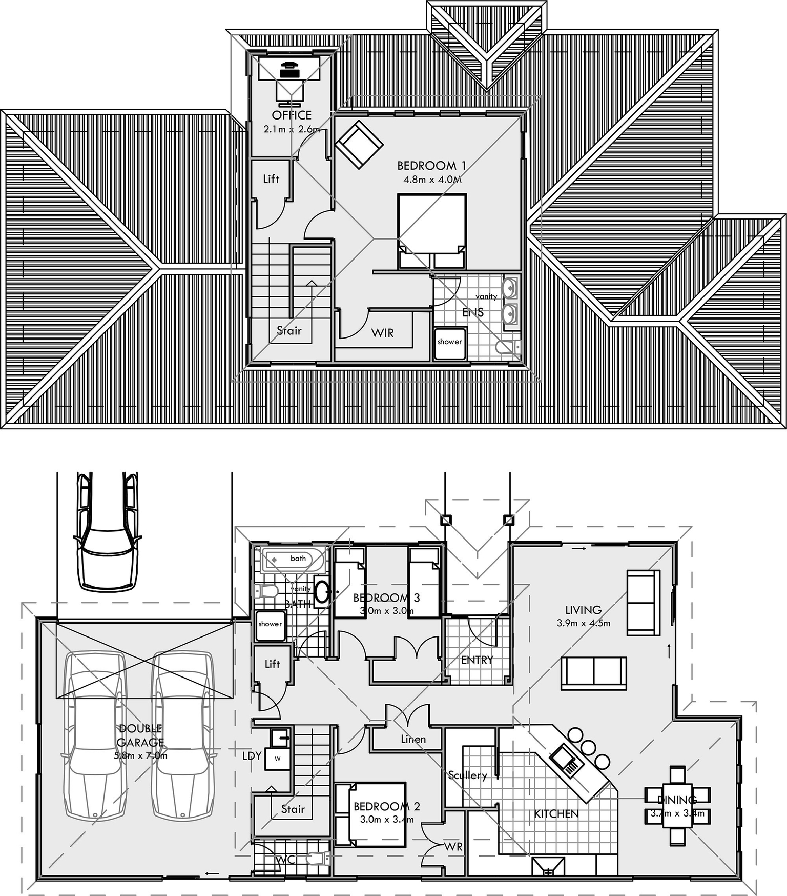 213M2 floor plan