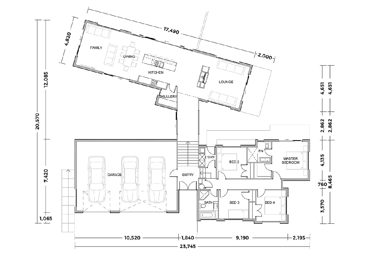 Cape Hill floor plan