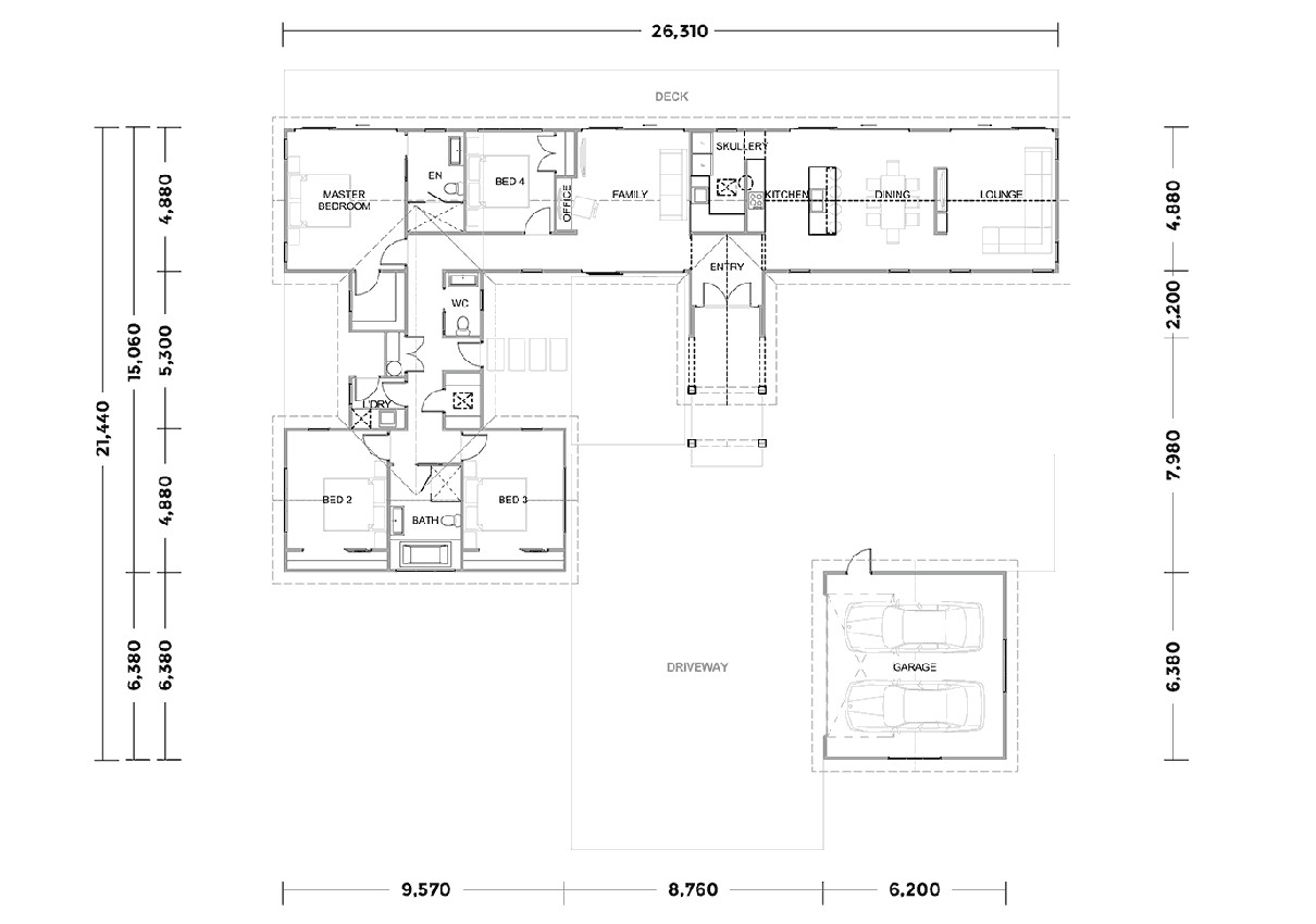 Mahana floor plan