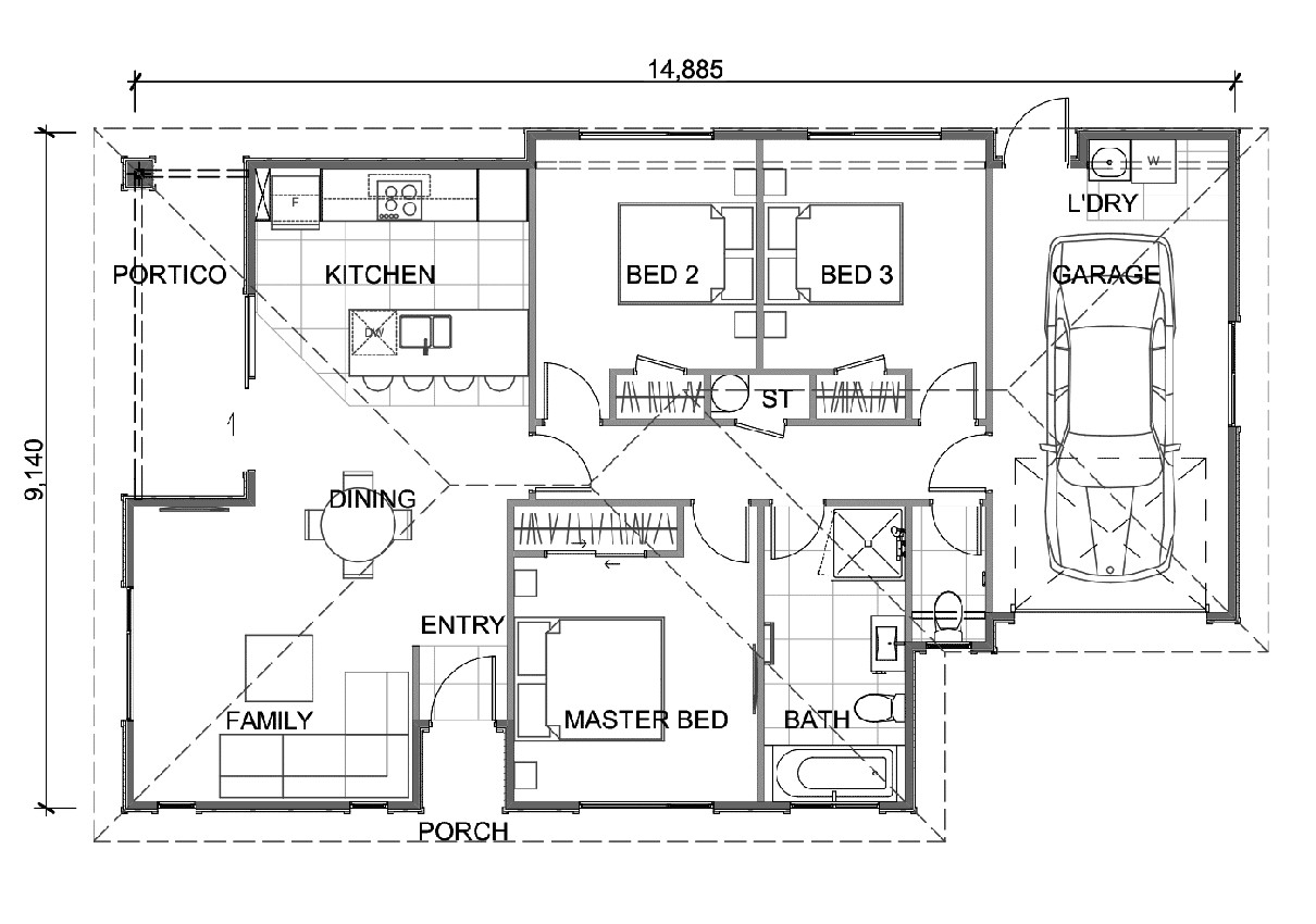 Collingwood - Access floor plan