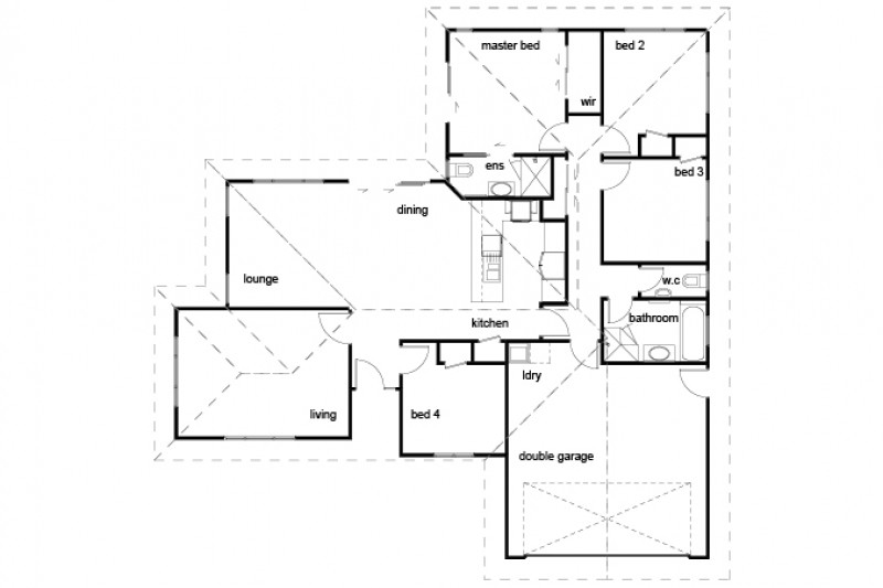 Nikau floor plan