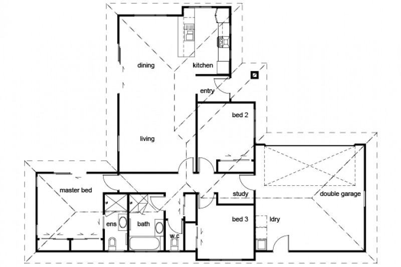 Kowhai floor plan