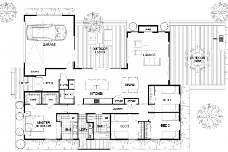 Kea floor plan