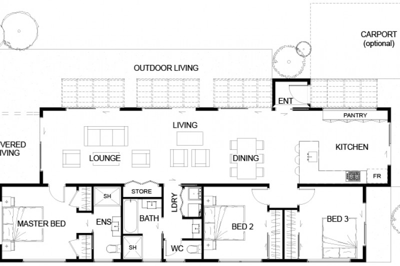 Takahe floor plan