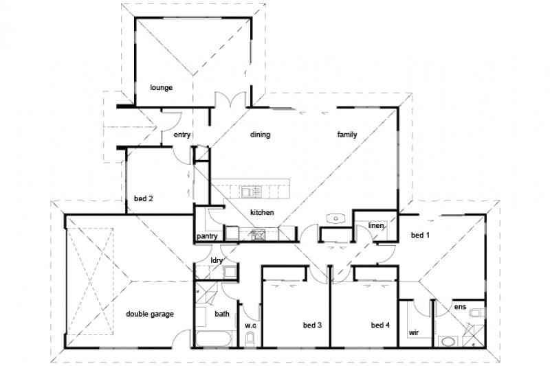 Totara floor plan