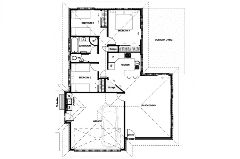 Pelorus floor plan