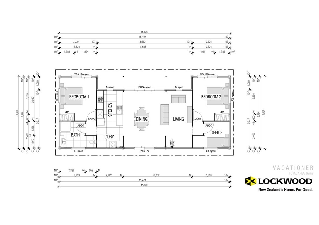 Vacationer floor plan
