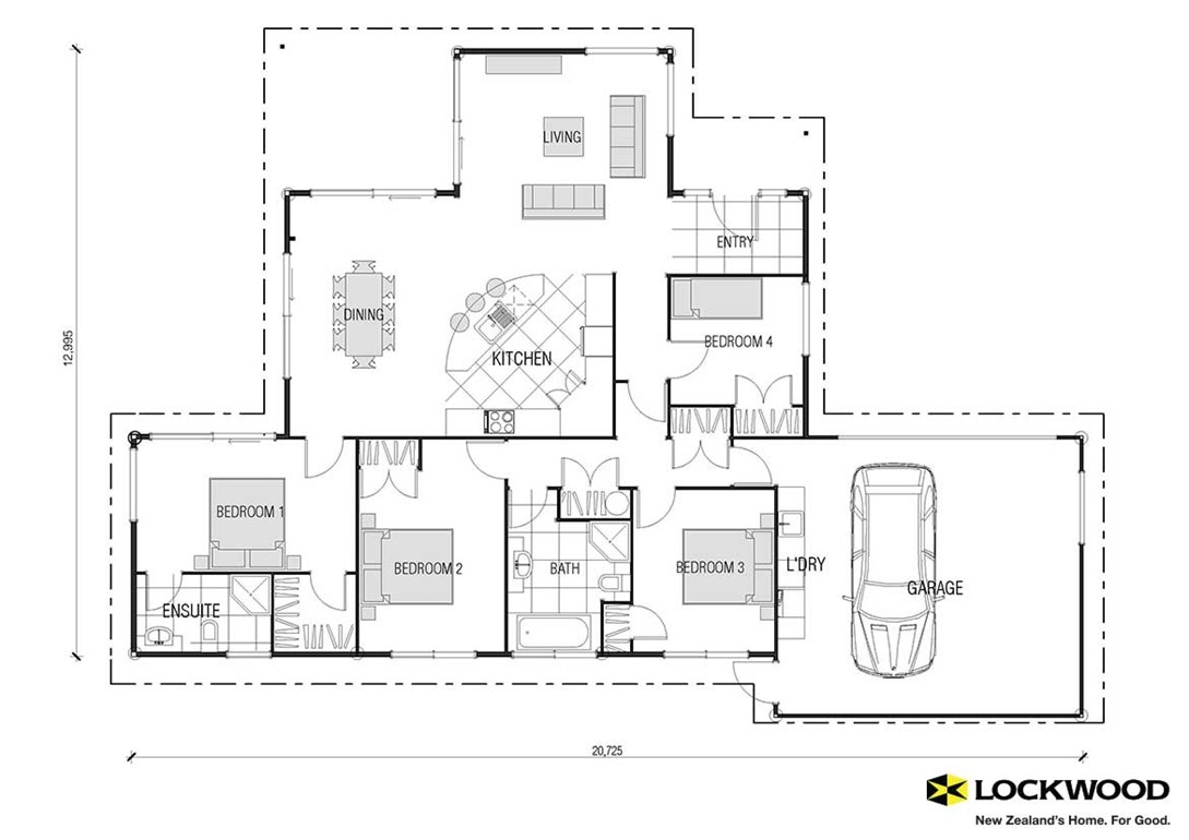 Kaipara floor plan