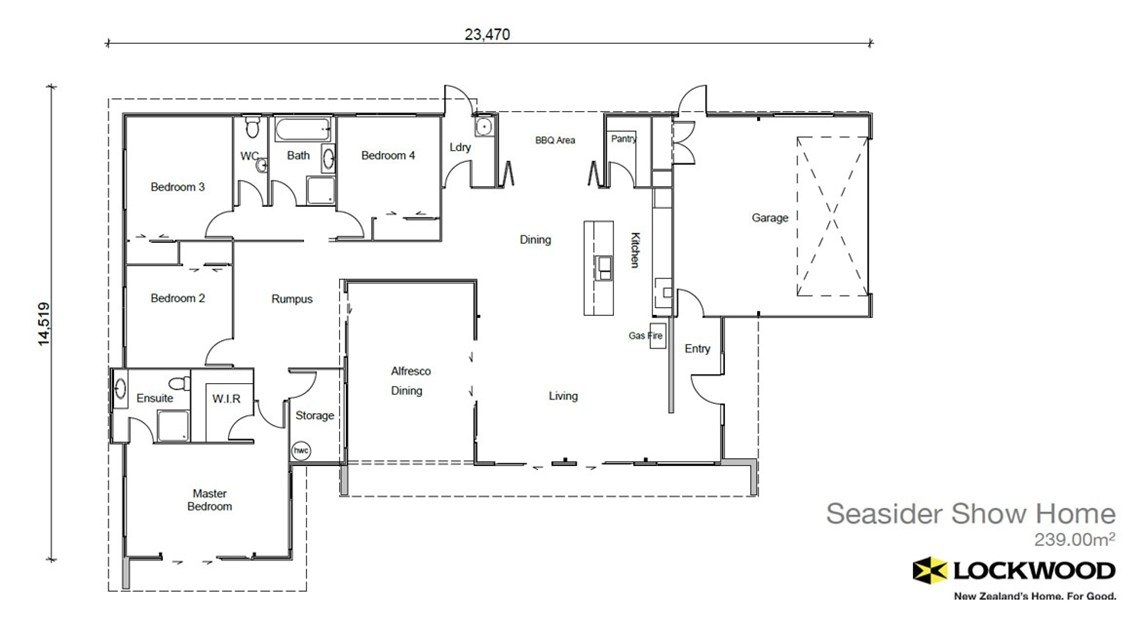 Seasider floor plan