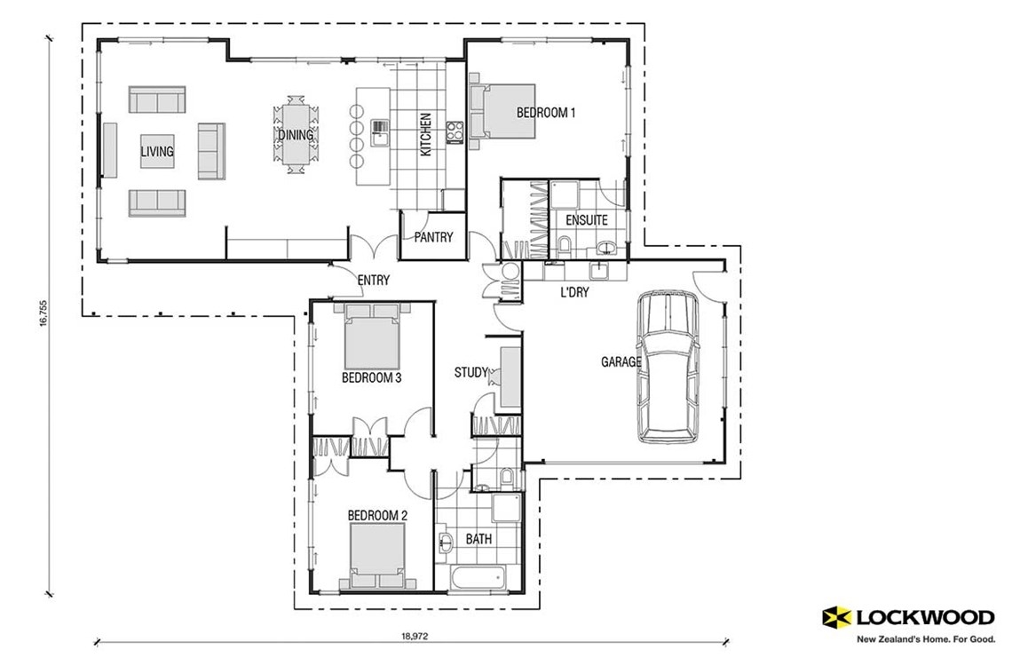 Awatea floor plan
