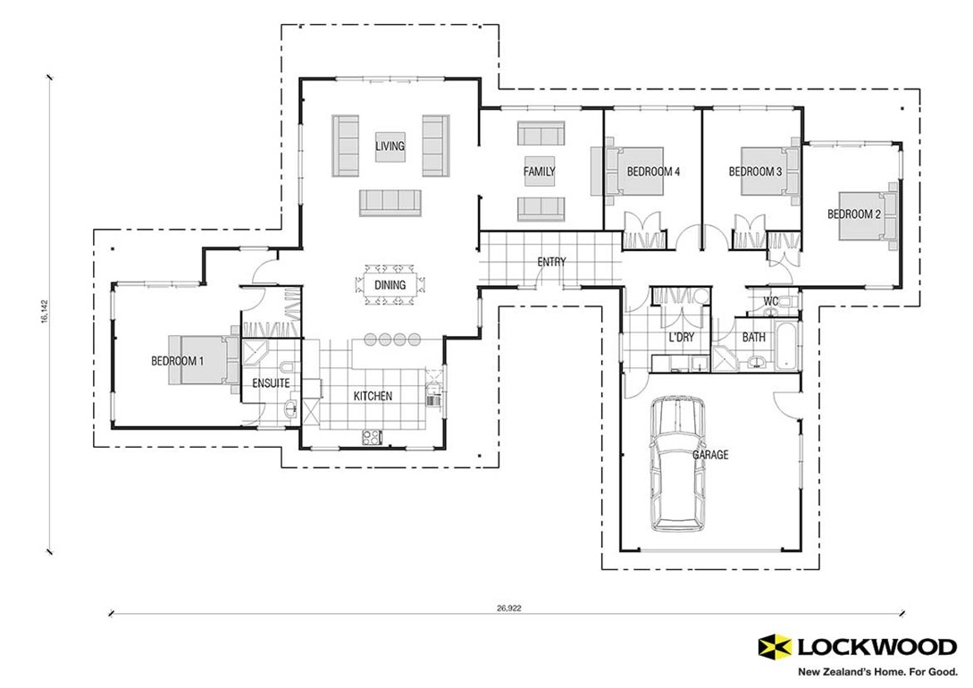 Waimana floor plan