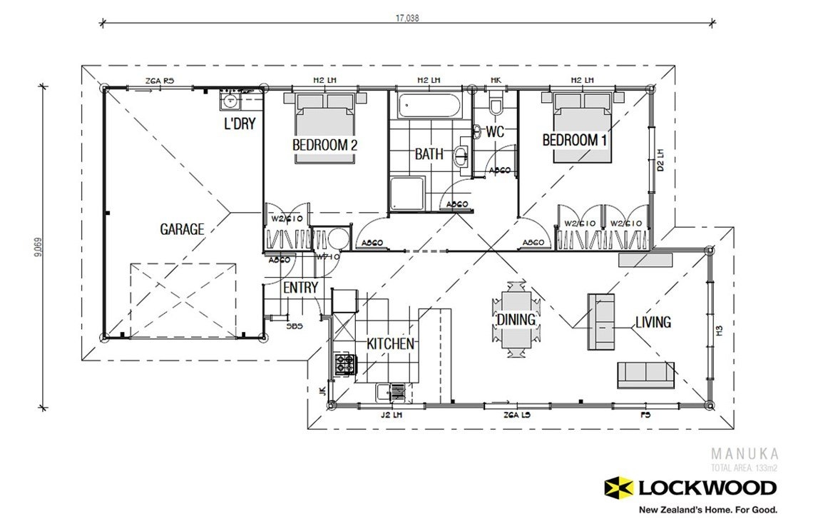 Manuka ReadyPlan floor plan