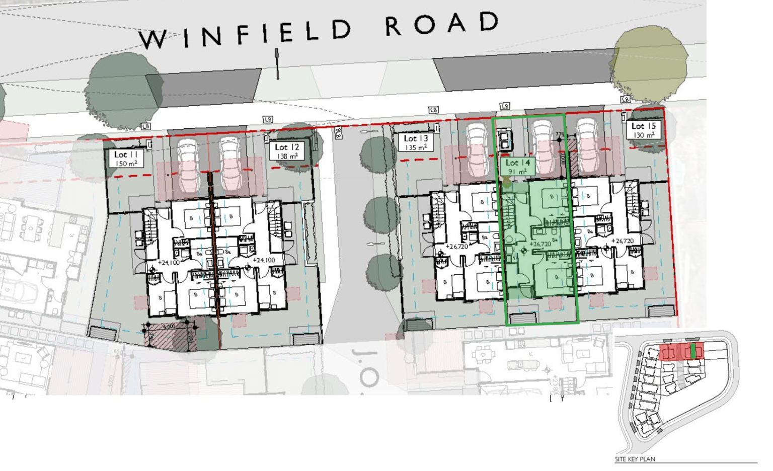 Desirable Duplex  floor plan