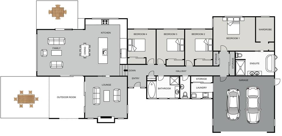 Signature Homes, Show Home - Bay of Plenty & Coromandel floor plan