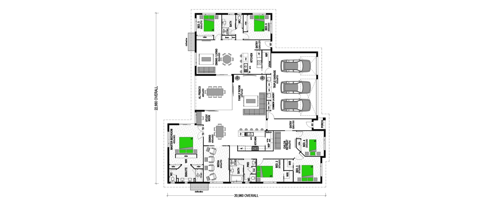 Home and granny or extra income earner! floor plan