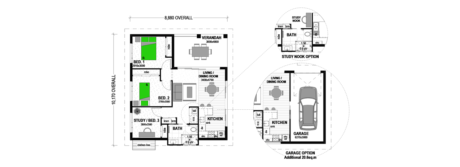 Your Own Slice of Paradise! floor plan
