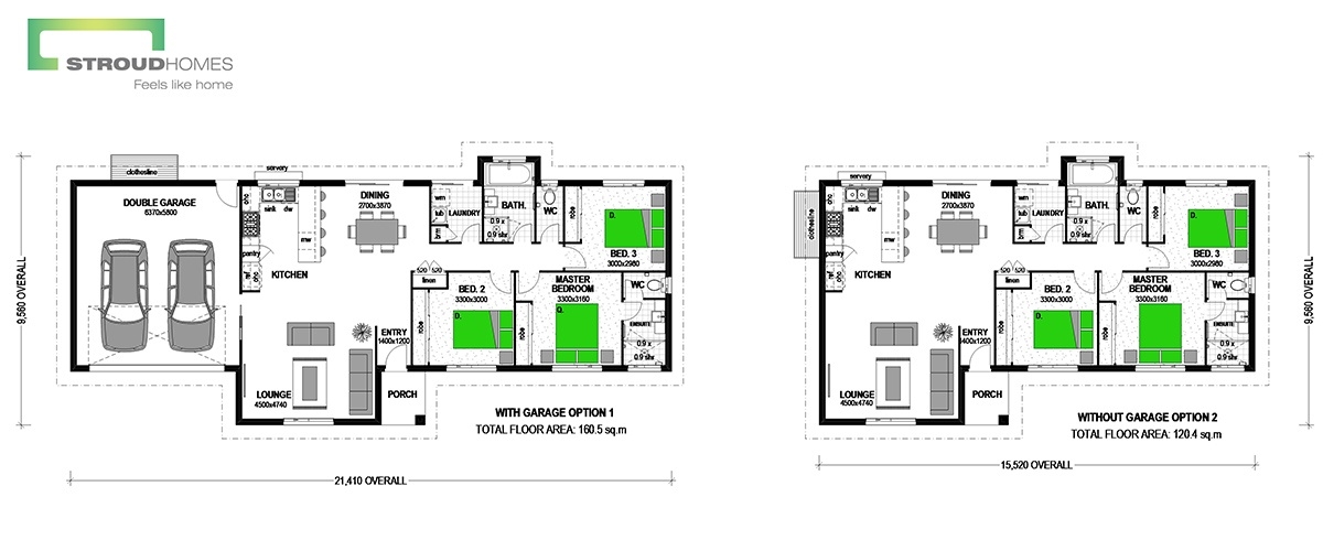 Glenbrook Waiheke Colonial 160 floor plan