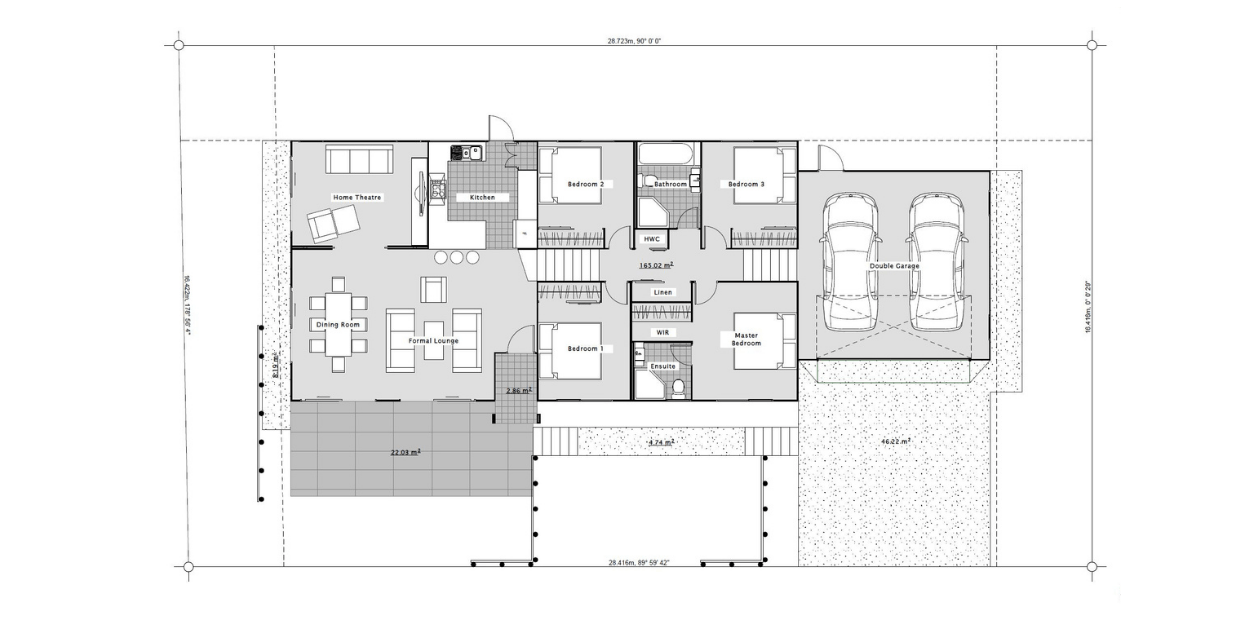 Legacy 165 floor plan