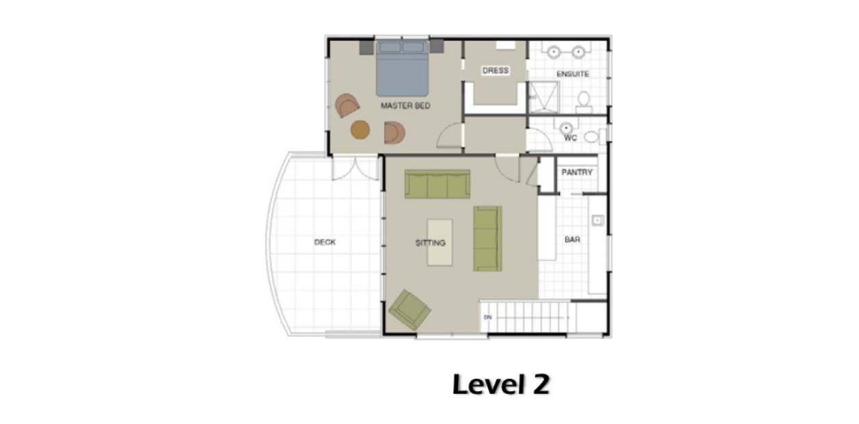 Emerald Contemporary floor plan