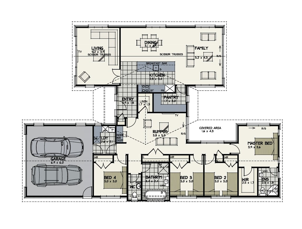 Milford floor plan
