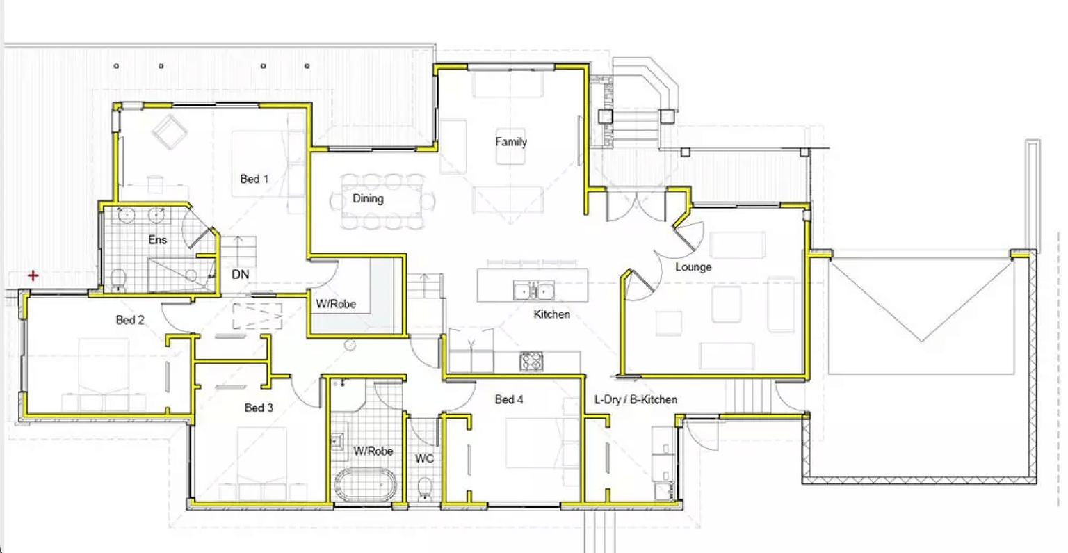 Whangarei – H & L Package floor plan