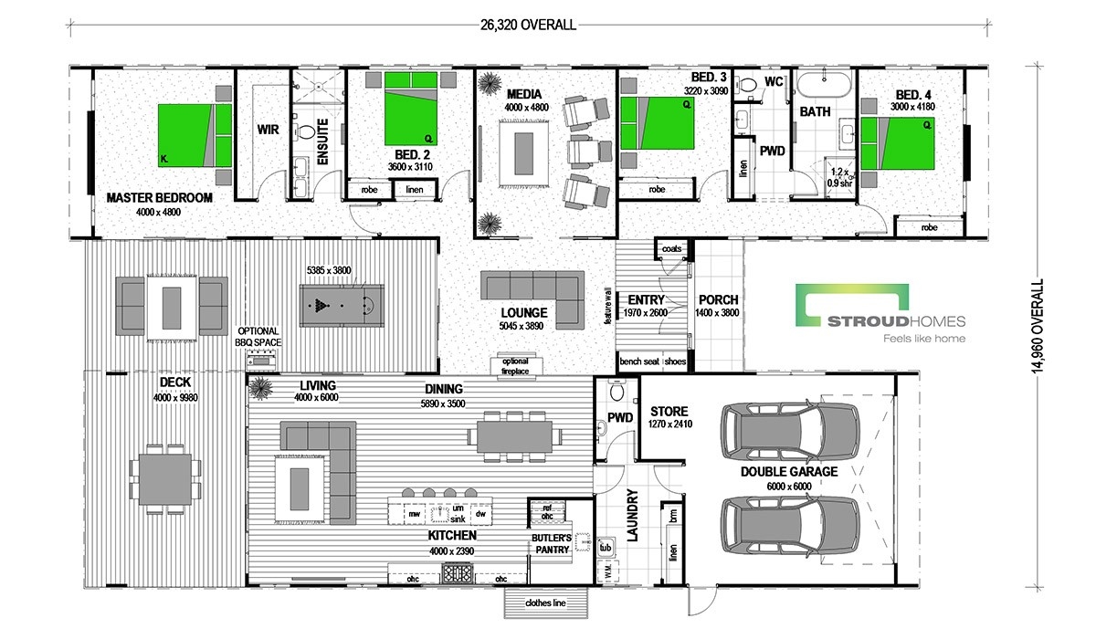 Orere Point Cambridge 335 floor plan