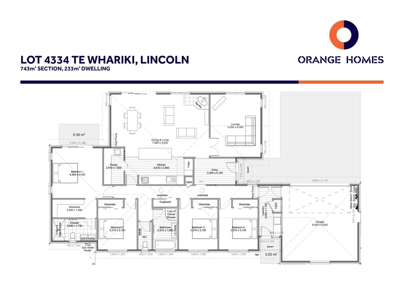 Te Whãriki Lot 4334 floor plan