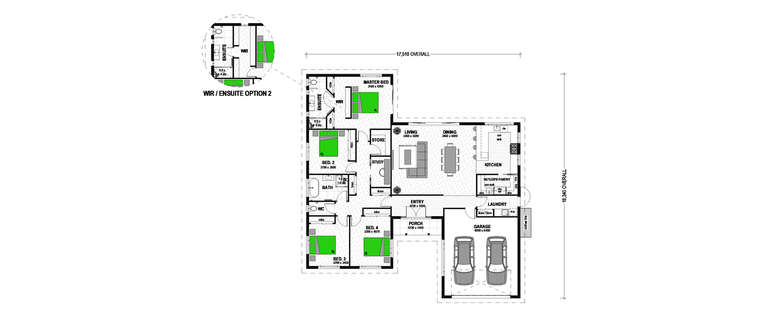 Beautiful new 4 Bed 2 Bath in Te Kauwhata floor plan