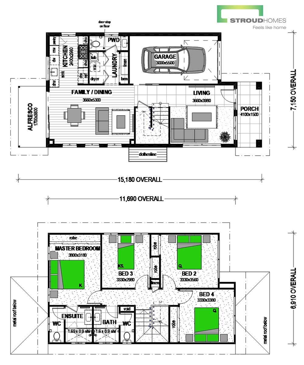 Lot 1 Regis Park floor plan