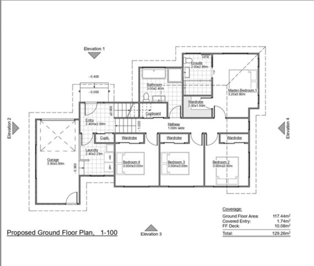 Bespoke Townhouses – Lake & Mountain Views floor plan