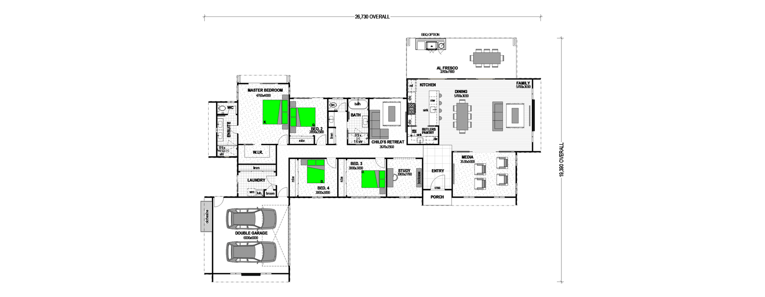 Luxury seaside living in Orere Point floor plan