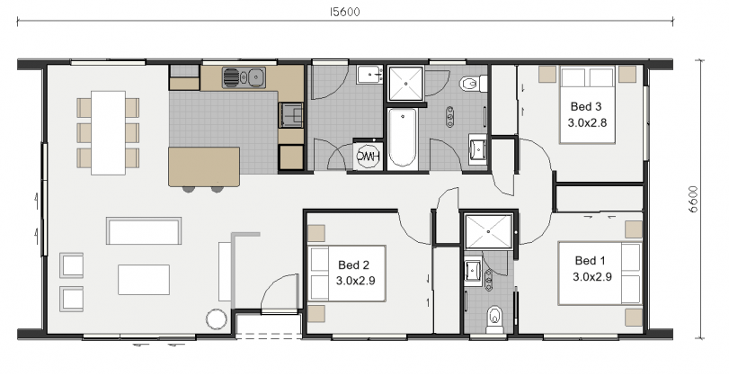 Lot 2 Hukutaia Heights, Opotiki, Bay Of Plenty floor plan