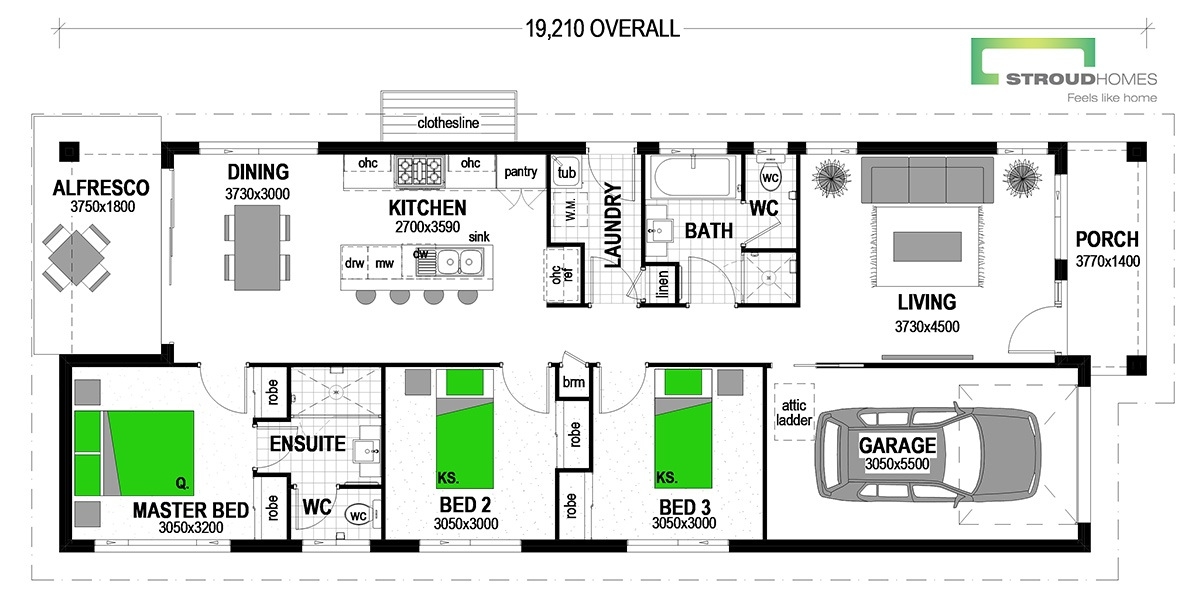 Lot 7 Regis Park floor plan