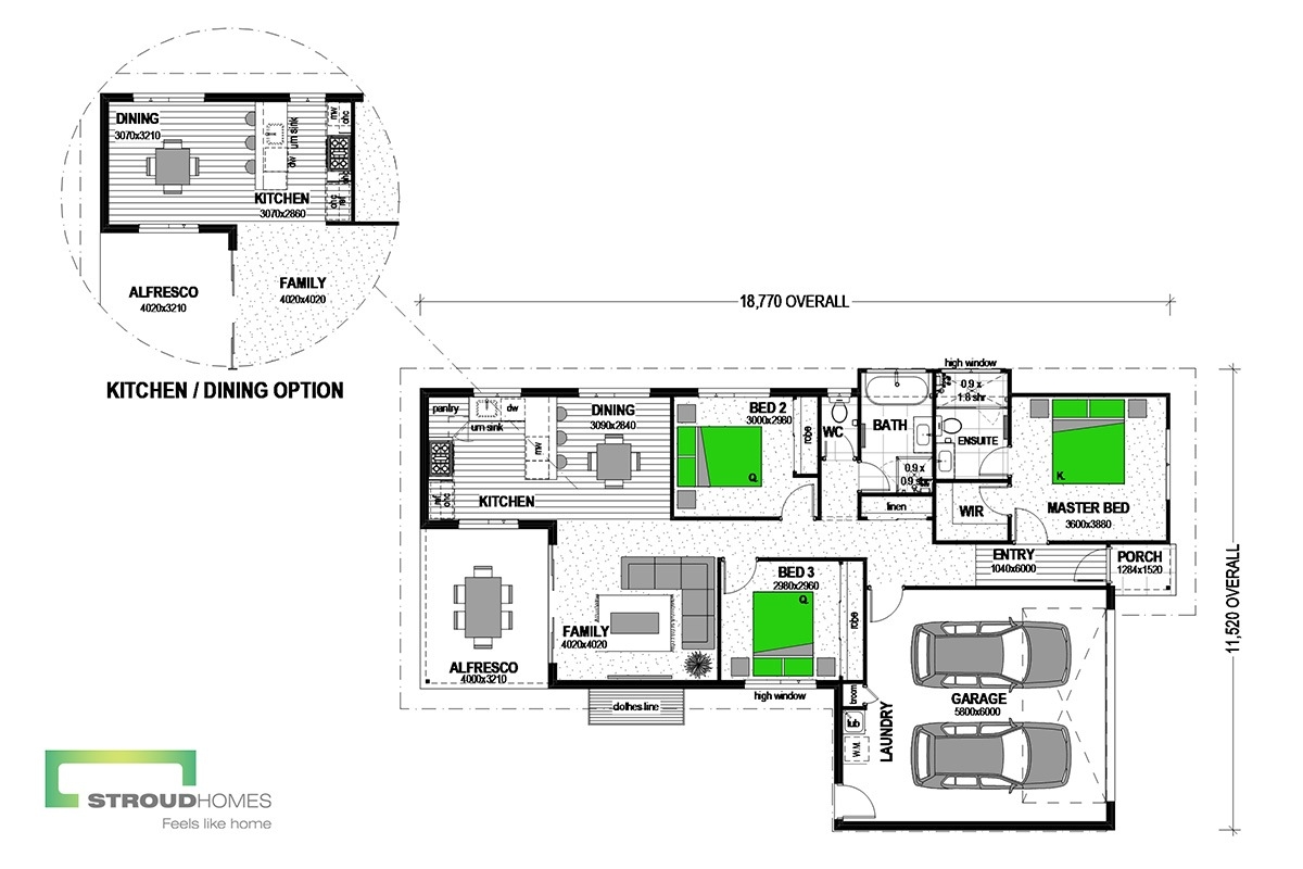 Lot 2 Regis Park floor plan