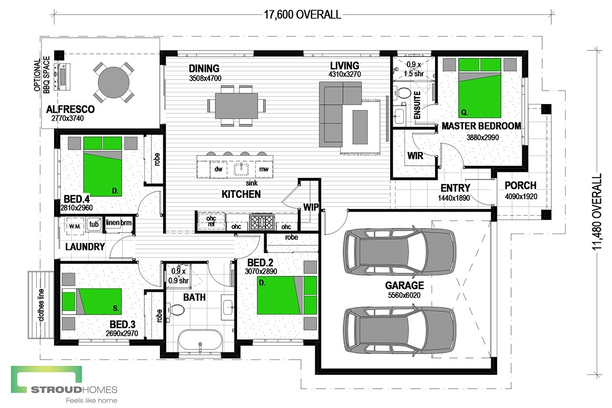 Glenbrook Ellendale 182 floor plan