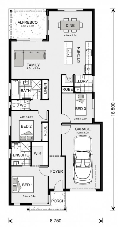 Drury Development Aurunga floor plan