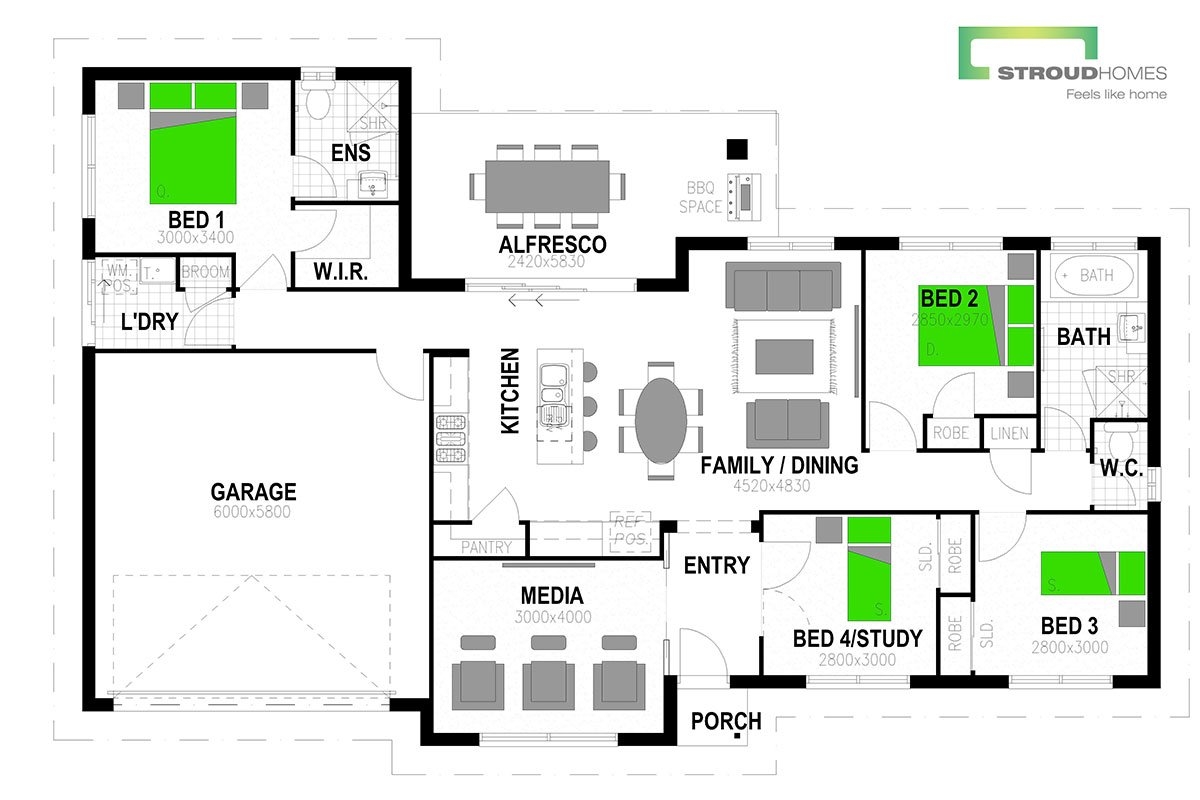 Glenbrook Rimu 181 floor plan